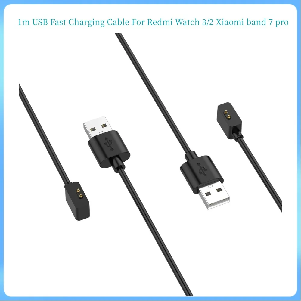 

3 шт./партия, USB-кабель для быстрой зарядки для Redmi Watch 3/2 Xiaomi band 7 pro