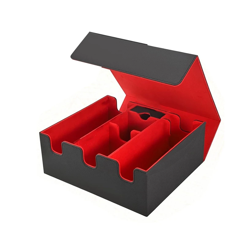 

Card Storage Box For Trading Cards, Magnetic Closure TCG Storage Box For MTG, Yugioh, And Sports Cards