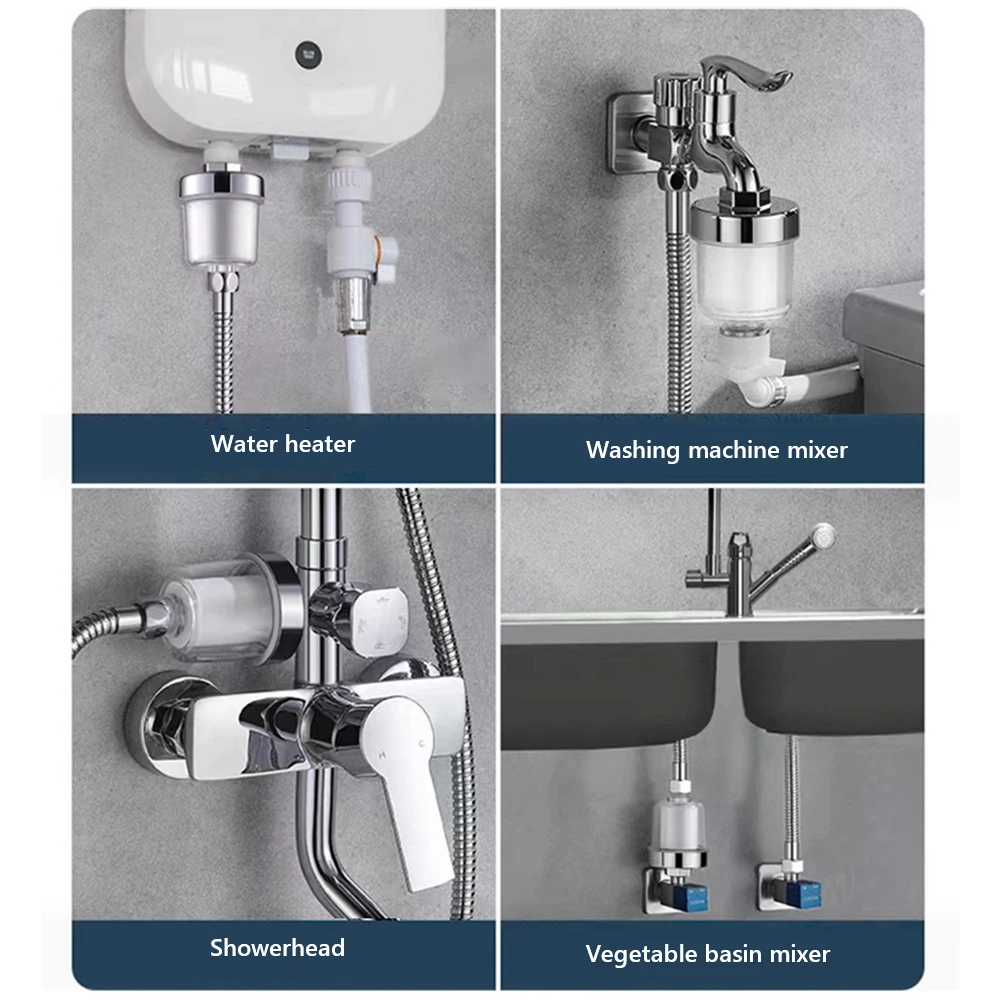 Water Outlet Purifier Universal Faucet Filter Kitchen Bathroom Shower Household Filter PP Cotton High Density