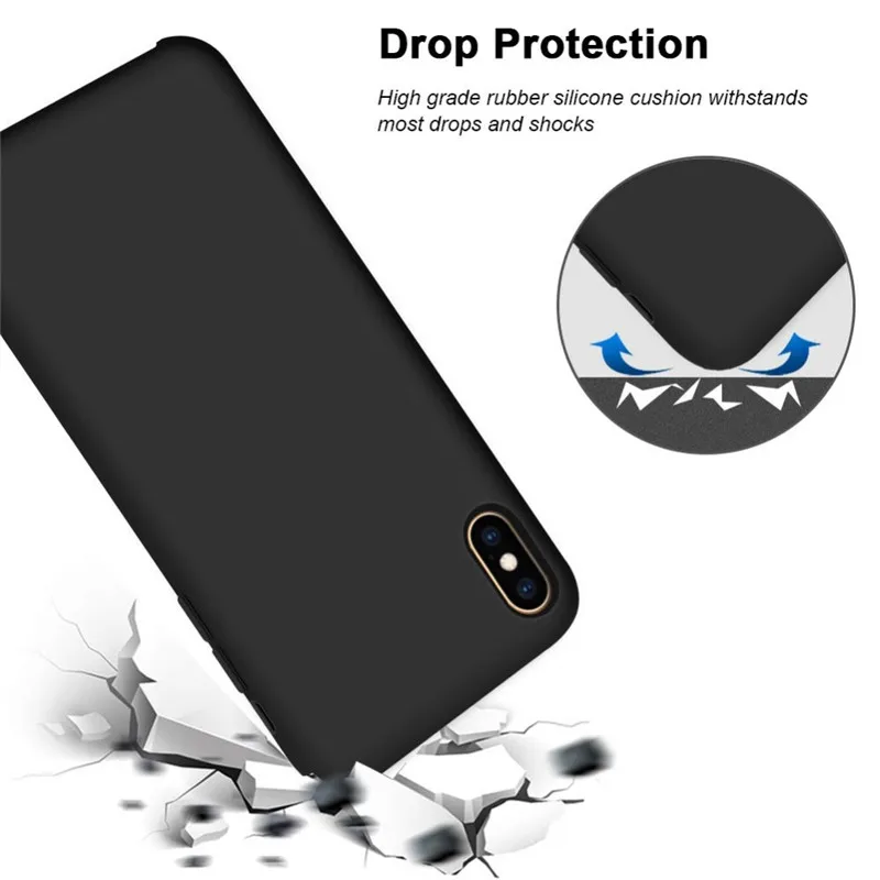 Luxury Original Silicone Case For iPhone 11 Pro Max 7 8 6 6S Plus 12 Mini Case For iPhone 12 Pro Max SE 2020 X XR XS Cover iphone xr case with card holder