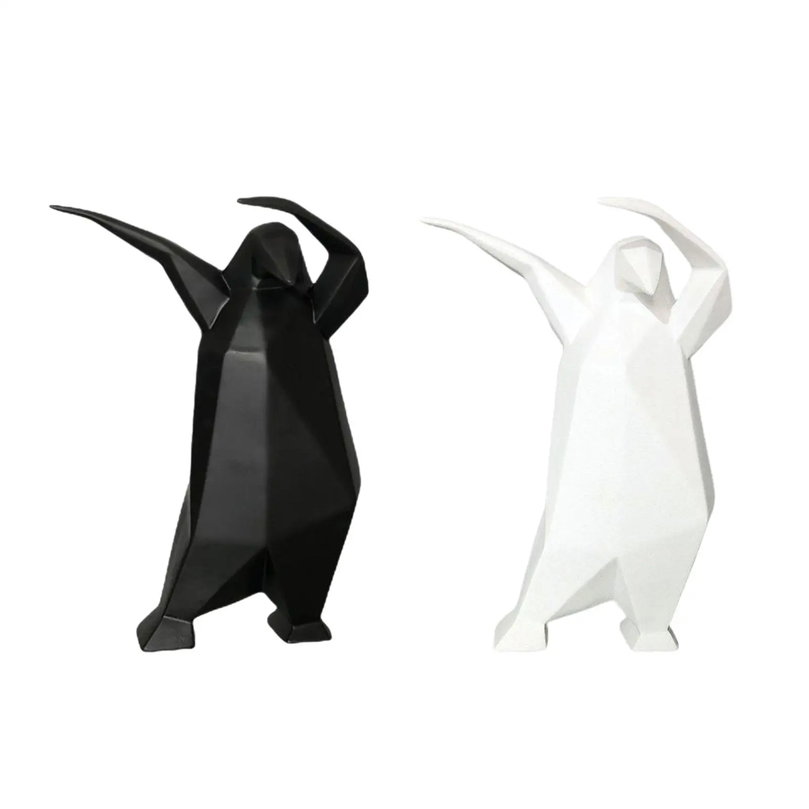 

Скульптура пингвина, Современная мультяшная статуя животных для шкафов, настольной спальни