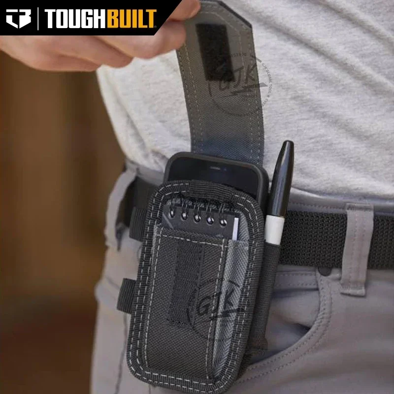 TOUGHBUILT 스마트폰 파우치 두꺼운 마모 방지 1200D 고밀도 내마모성 옥스포드 천 정리 가방 TB-33C
