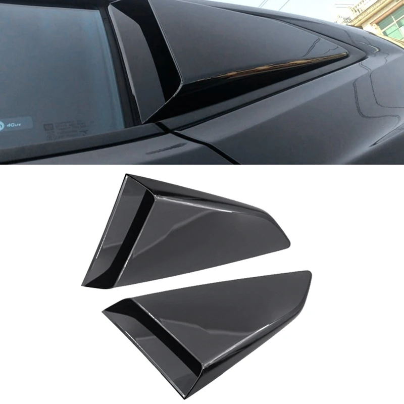

Car Black Side Window Louver Rear Windows Decoration Shutter Cover Trim For Chevrolet Camaro 2016-2019