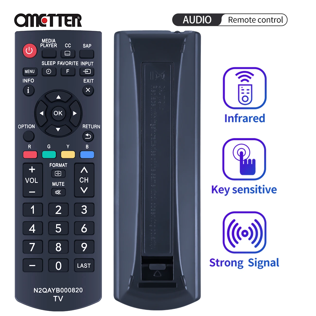 N2Qayb000820 Per Panasonic Lcd Led Tv Al Plasma Tc-32A400U Tc-39A400U Tc-40A420U Tc-50A400U Th-50Lru60 Tc-L32B6X Tc-L39B6X