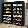 12 Compartment Multi-tier Stackable Shoe Rack | Large Capacity Footwear Organizer for Home Closet Entryway | Easy Assembly 2