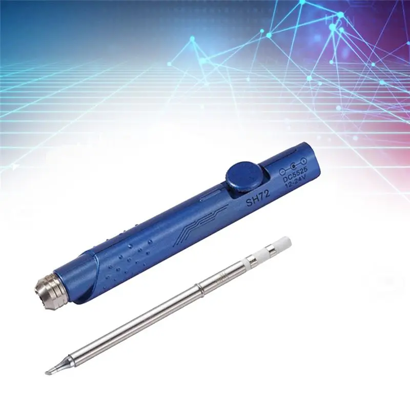 SH72 납땜인두 65W 12-24V 220-400 ℃ 조절 가능한 온도 SH72-BC2 용접 도구 (T12 A 아님)