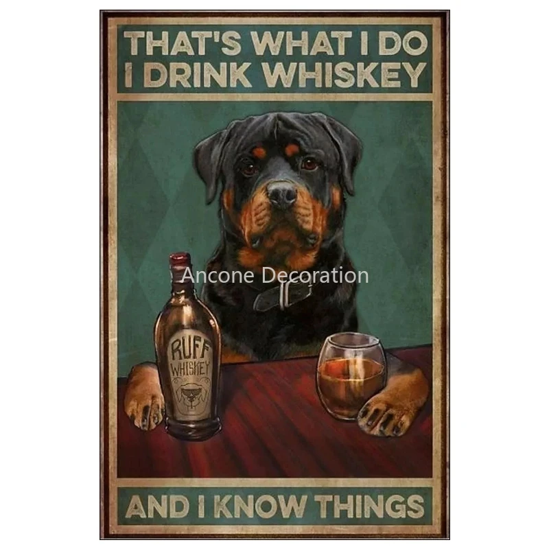 

LOVELY OF DOG Vintage Metal Sign Tin Sign Vintage Decoration Plaque Home Wall Decor Bar Sign Home Decor Poster Custom