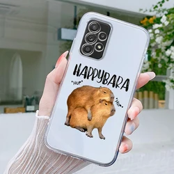 Charming Cartoon Capybara Phone Case Cover - Samsung A52 (B1)