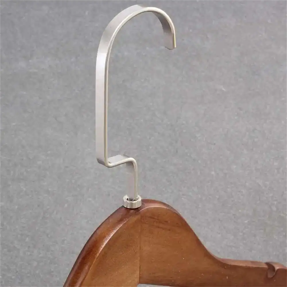 5PCS Retro Color Solid Wood Kid Coat Hangers Korean Style Retro Wooden Hangers Hook Clothes Display Support For 0-8Years Old Kid