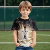 Fashion Cristiano Ronaldo Football Star 3D Printing Summer T-shirt for a Boy Toy Story Alien Miniso Store Stich Top Shirts Scope 1