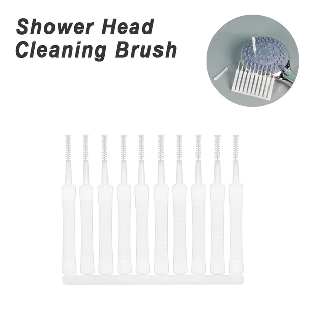 Brosse de nettoyage de pomme de douche, Anti-colmatage, Micro brosse en Nylon, outil de nettoyage pour salle de bains, cuisine, trou de téléphone, 10 à 40 pièces 2