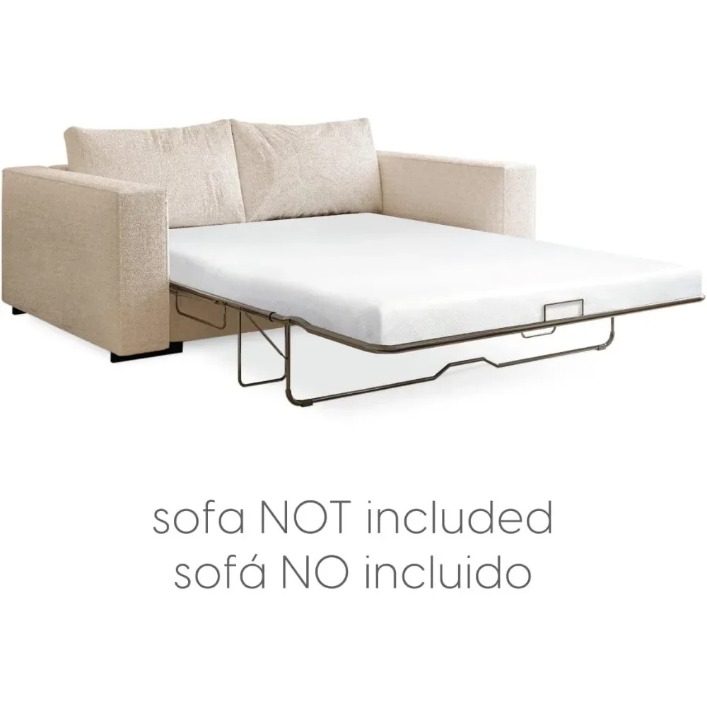 4.5-Inch Memory Foam Replacement Mattress for Sleeper Sofa and Couch Beds (Sofa Not Included)