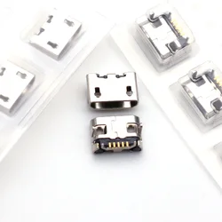 10pcs/lot Micro USB 5pin Jack Female Socket Connector OX Horn Type for Tail Charging Mobile Phone Sale at a Loss Russia