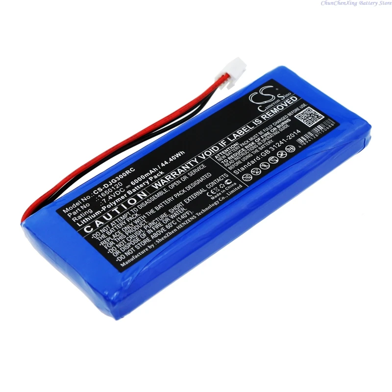 Batterie Li-Po 6000mAh 7.4V pour télécommandes DJI Inspire 1/2, Phantom 3/4, connecteurs et câbles