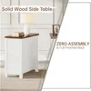 Nightstand Set of 2, 3-Drawer Narrow Side Table Slim Chair Tables for Living Room, Sofa Table with Drawers, Nightstand 5