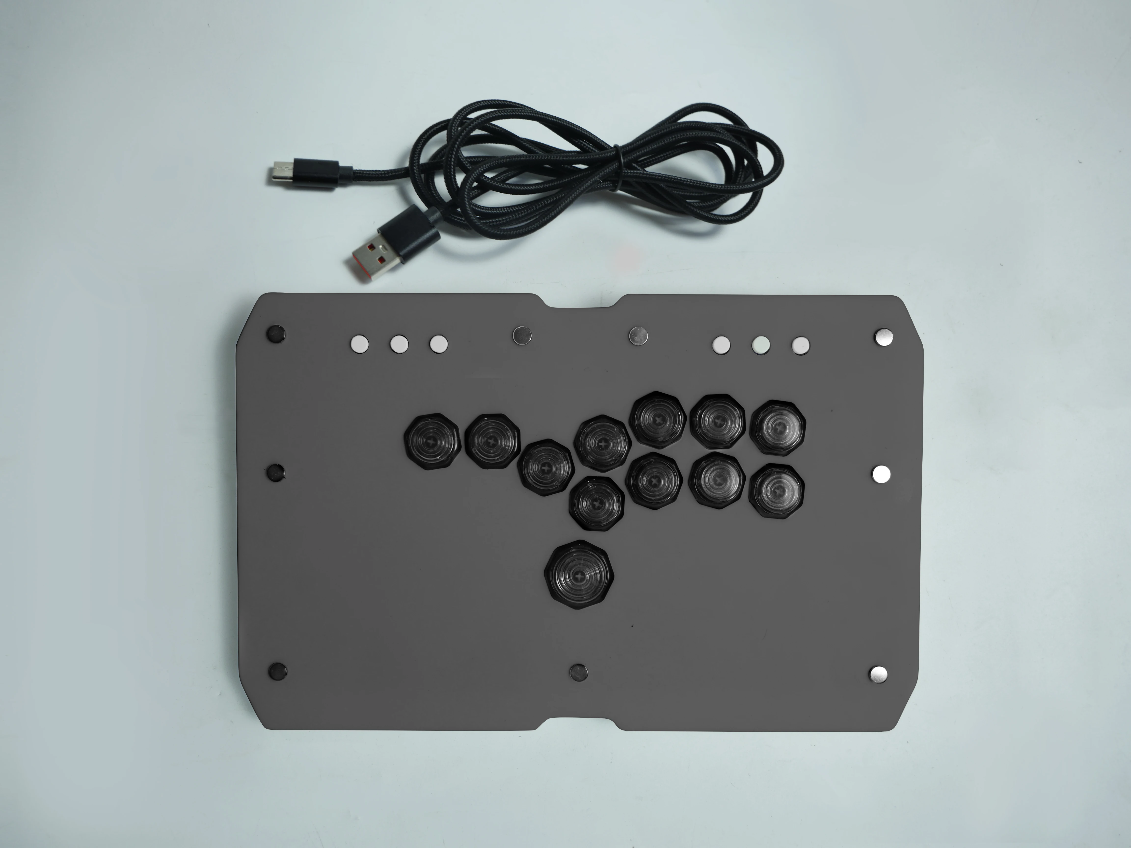 Punk Workshop Mini HitBox SOCD Fighting Stick Controller