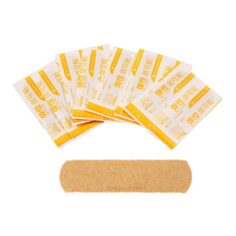 

100pcs/set Elastic Band Aid Strips Plasters for Children Skin Wound Dressing Patch Baby Kids Adhesive Bandages First Aid Patches