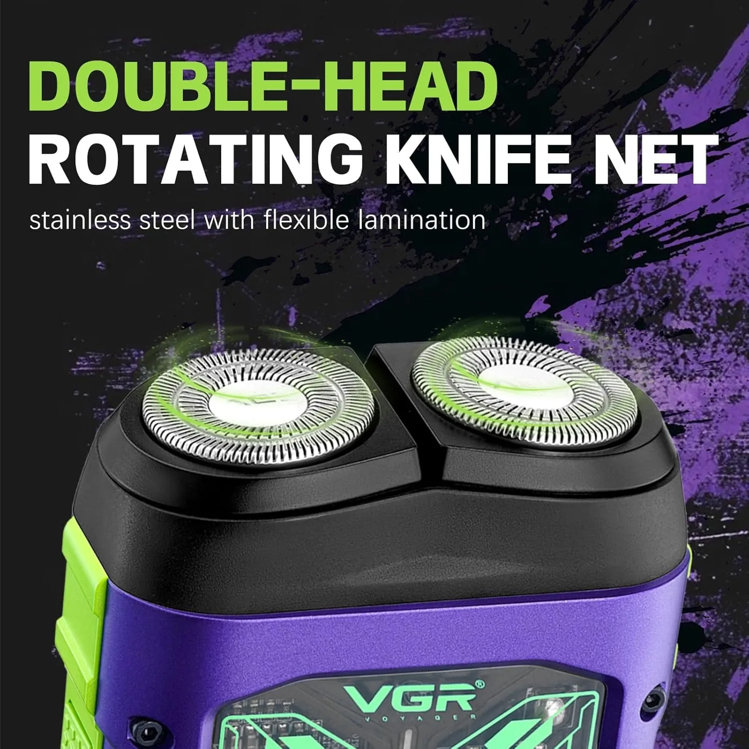 VGR ماكينة حلاقة كهربائية احترافية ماكينة تشذيب ال...