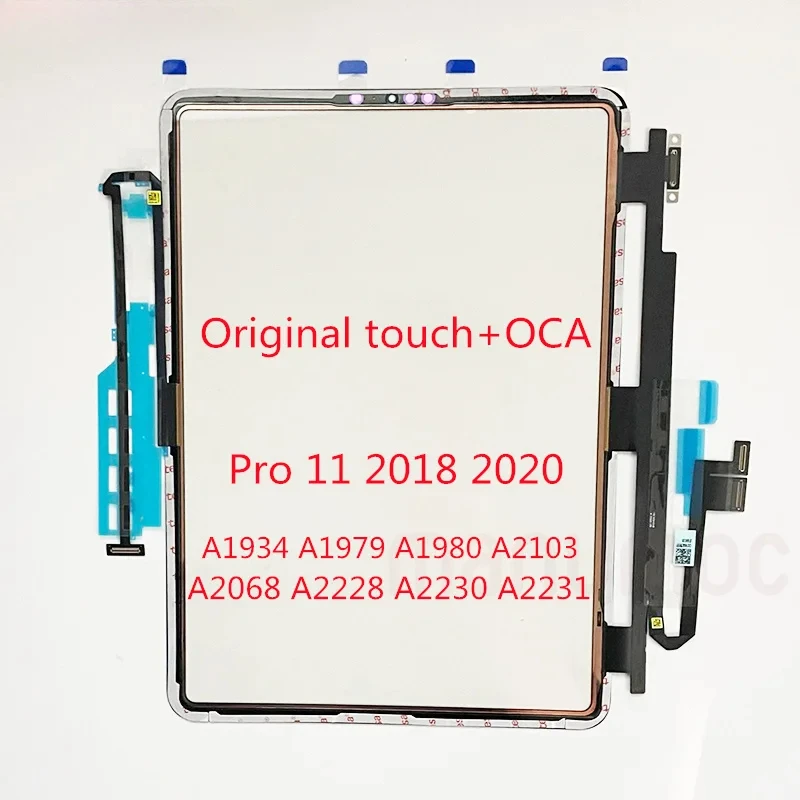 Ori Glass Touch Screen Digitizer With OCA Frame Sticker For iPad