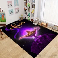 Aladdin Princess Jasmine Printing Carpet for Living Room Bedroom Kid's Room Home Decor Area Rug Non-slip Mat Sofa Mat 2