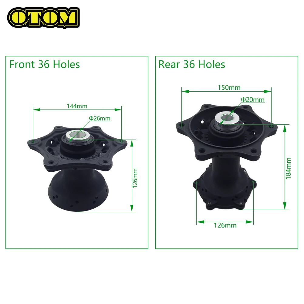 Motorcycle For KTM HUSQVARNA Front Rear 36 Holes Wheel Hub Rim Hub EXC SX SXF XCW MXC SMR FC FE TC TE 125 250 300 450 500 525