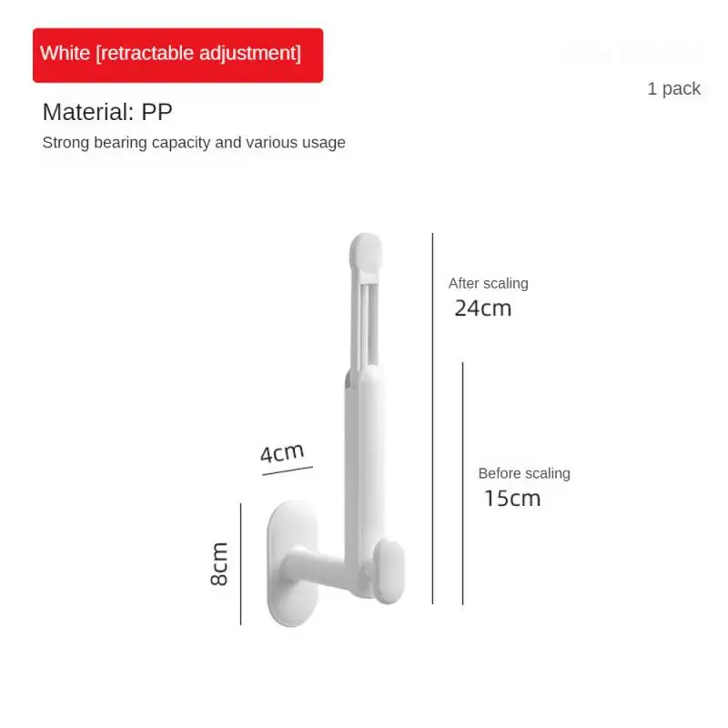 

Hook Multi-functional 360 Degree Rotation No Drilling Required The Installation Does Not Leave Marks. Not On The Wall Durable