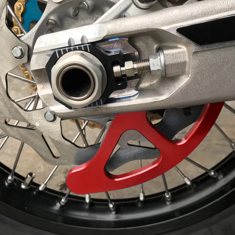 NICECNC Für GasGas EC 250 2021-2023 EC 250F EC 350F ECF 250 350 Motocross Hinten Bremsscheibe Schutz Abdeckung Für Husqvarna TE 300 250 – Detail 1