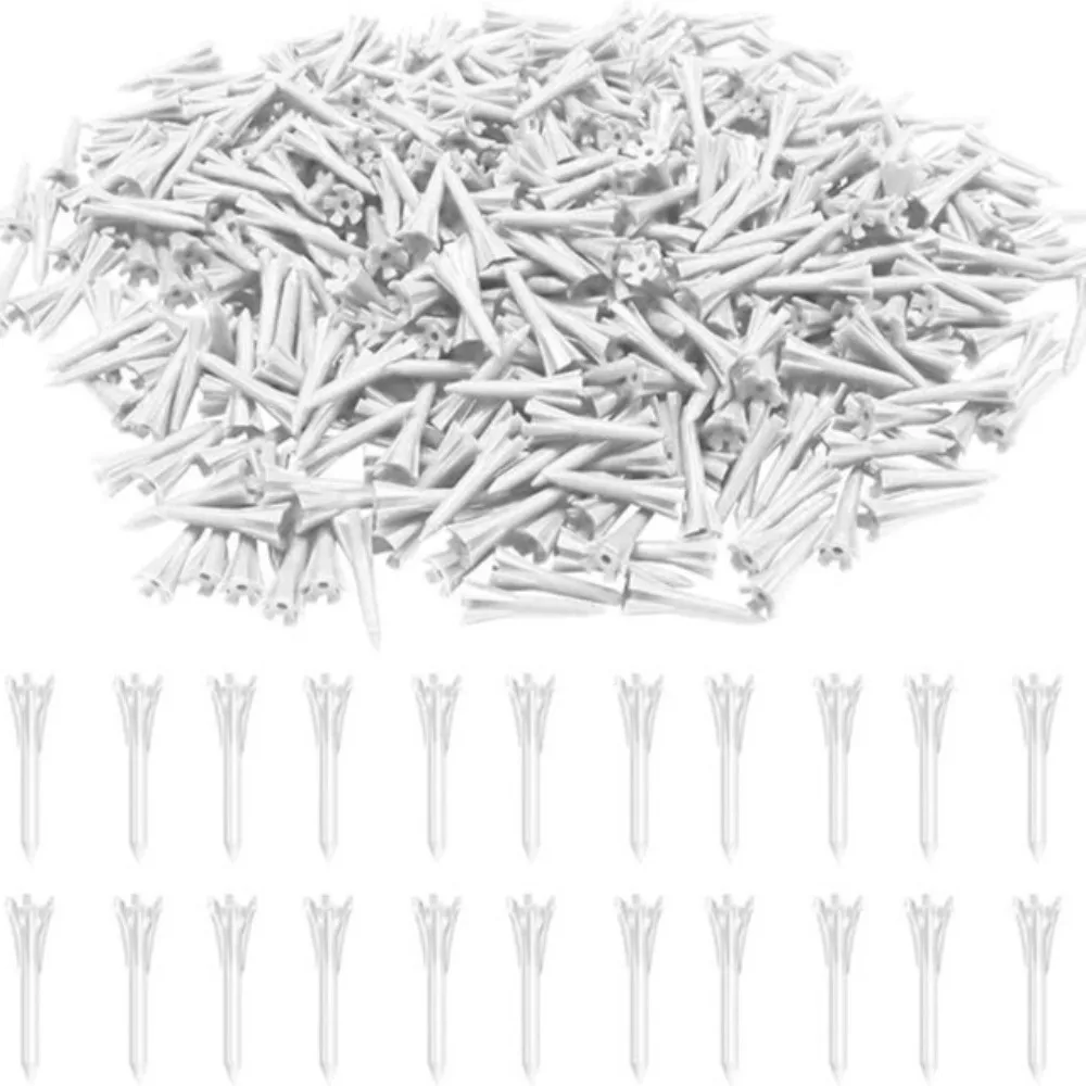 Durable Unbreakable Golf Tee Set 5-Prong Head – Reduced Friction Golf Ball Holder