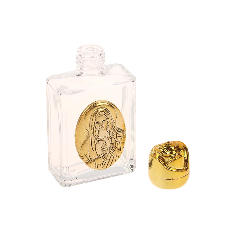11 Arten von Glas-Weihwasser-Jesus-Flaschen, religiöse Kreuzflasche, christliche Jungfrau-Skulpturenflasche, nachfüllbare Heilwasserflasche – Detail 11