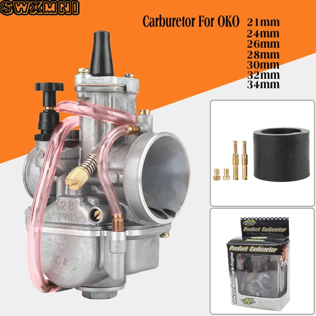 PWK 26 CARBURETOR WITH POWERJET (FLAT VALVE)