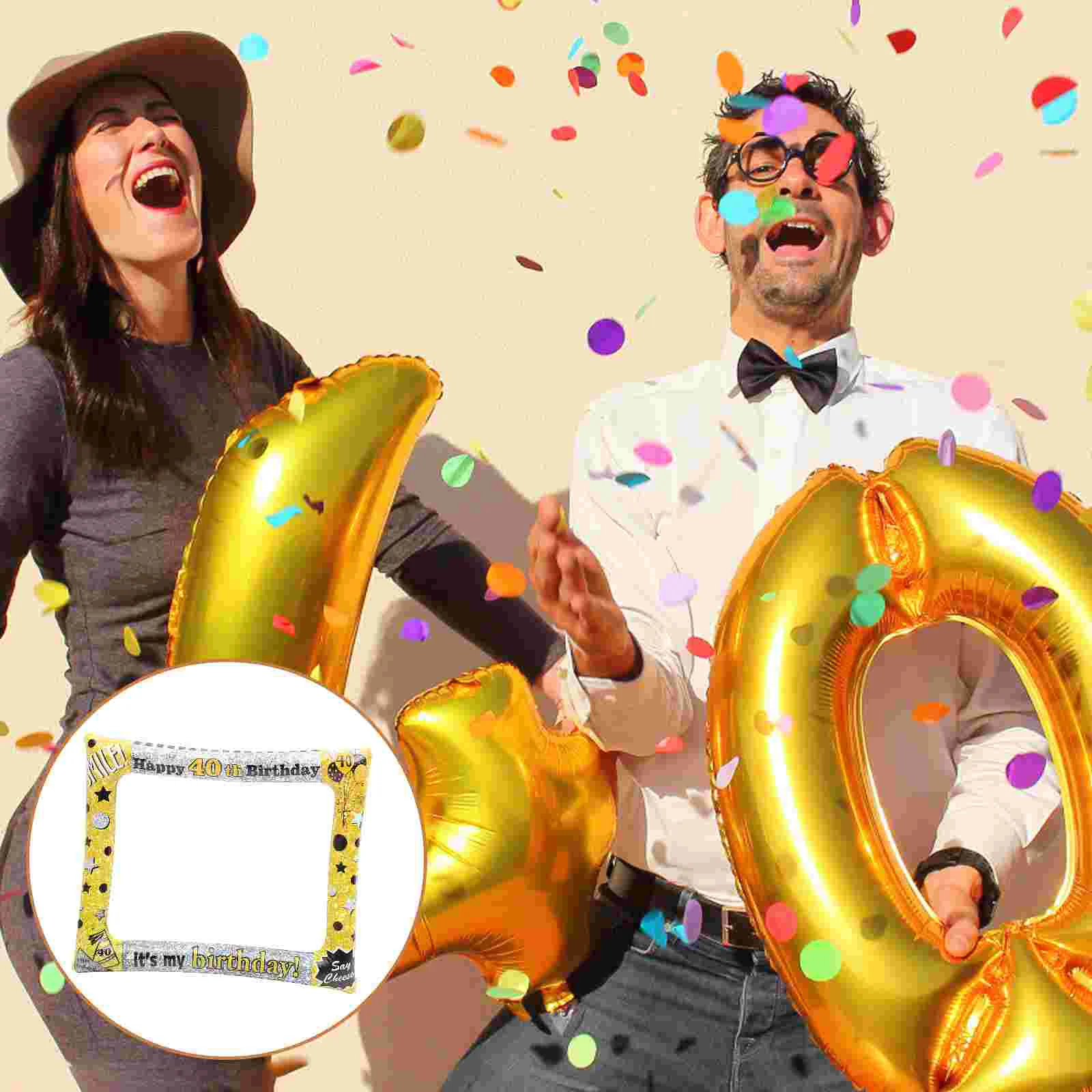 

Decorate Birthday Inflatable Photo Frame Balloons Booth Pvc Blow up Party Supplies