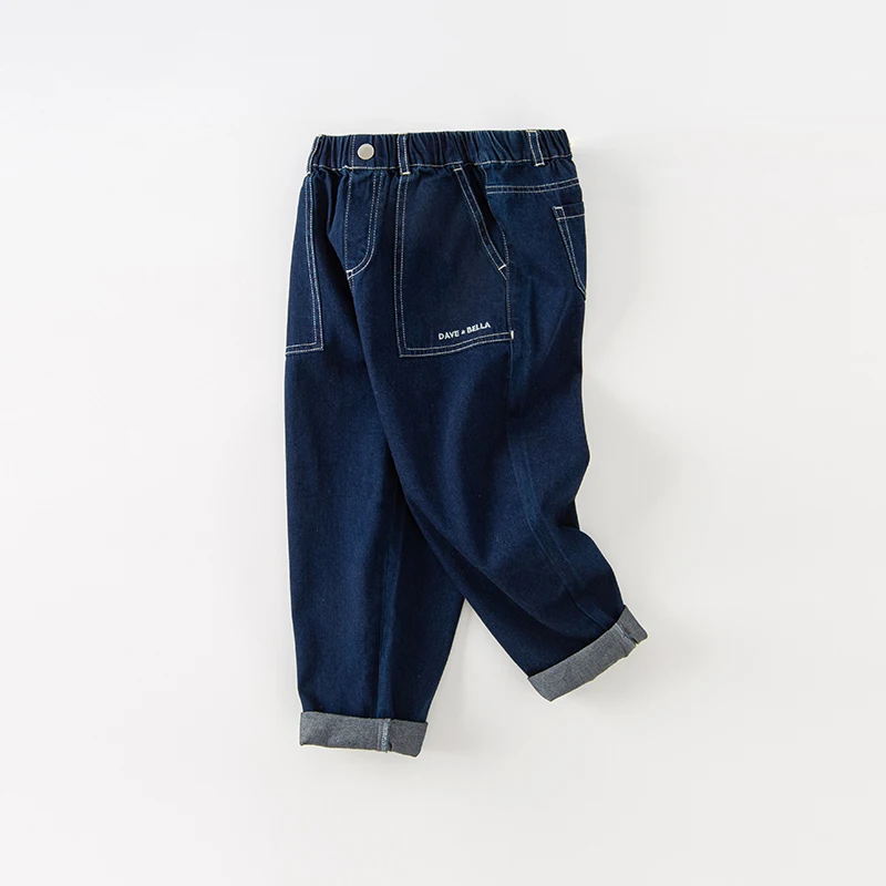 Dave Bella Children's Pants Autumn Boys Cowboy Cool Casual Fashion Party Outdoor Sport DK3236032