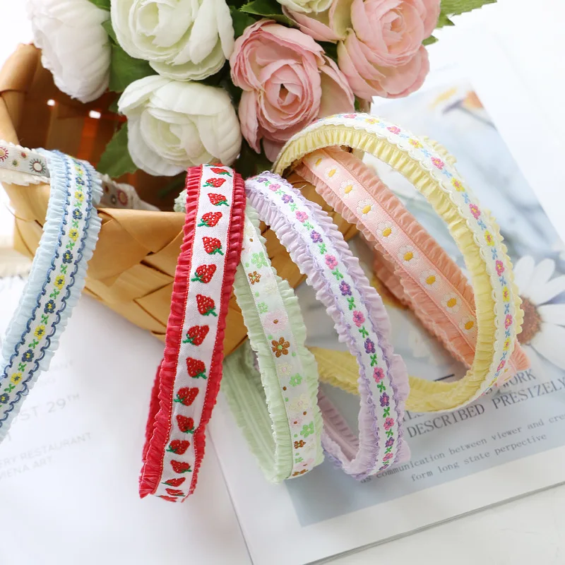 

Cute Flower Hair Band For Girls Child Hair Clip Handmade Hairbands Headband Birthday Gifts Headwear Hair Accessories 2pc/lot