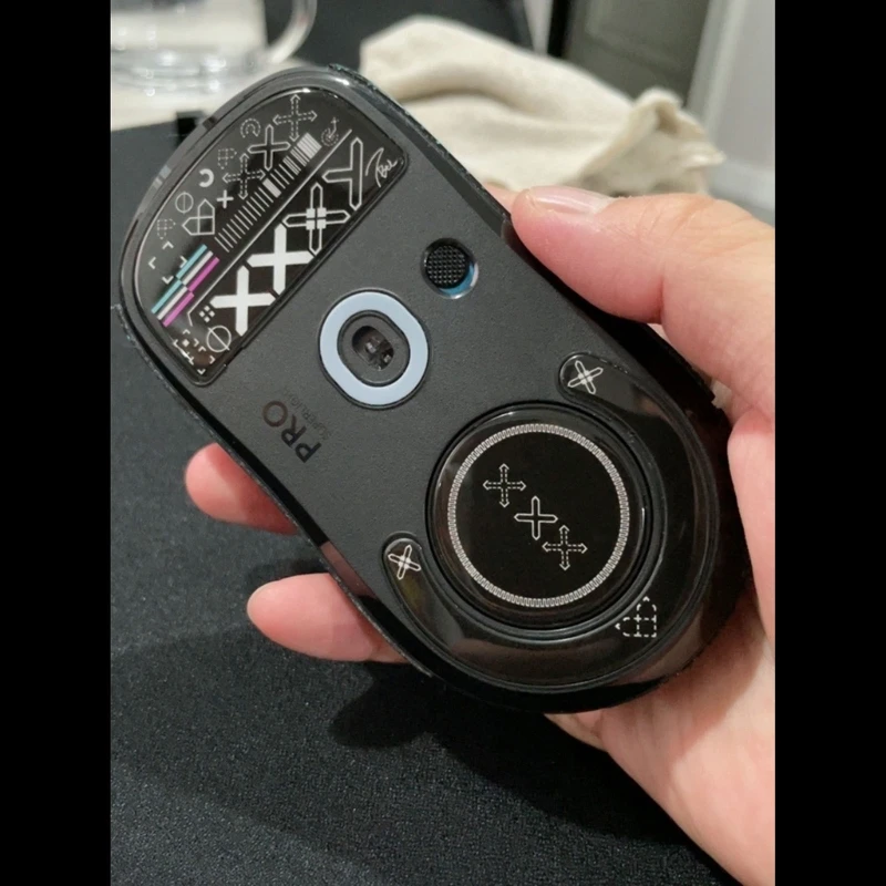 Y9RF for Logitech GPW GPX Mouse Skates Glass Mouse Feet Pad Glide