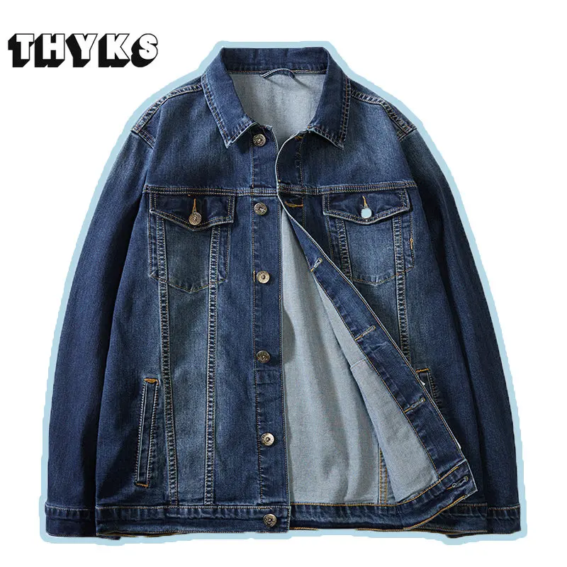 

Plus Size Denim Jacket Men Jaqueta Motociclista High Quality Solid Coats Men Large Population Wear-resistant 8xl Men Clothing