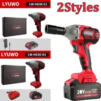 20V Electric Impact Wrench 600N.m Brushless Wrench Rechargeable 1/2 inch Li-ion Battery For Car Tires Cordless Power Tools 1