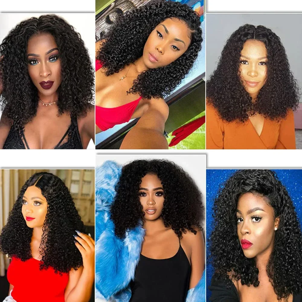 Jerry Curly Brazilian Human Hair Bundles Natural Color Pixie Curl Bundles Human Hair Deep Wave Remy Curl Bundle Extensions