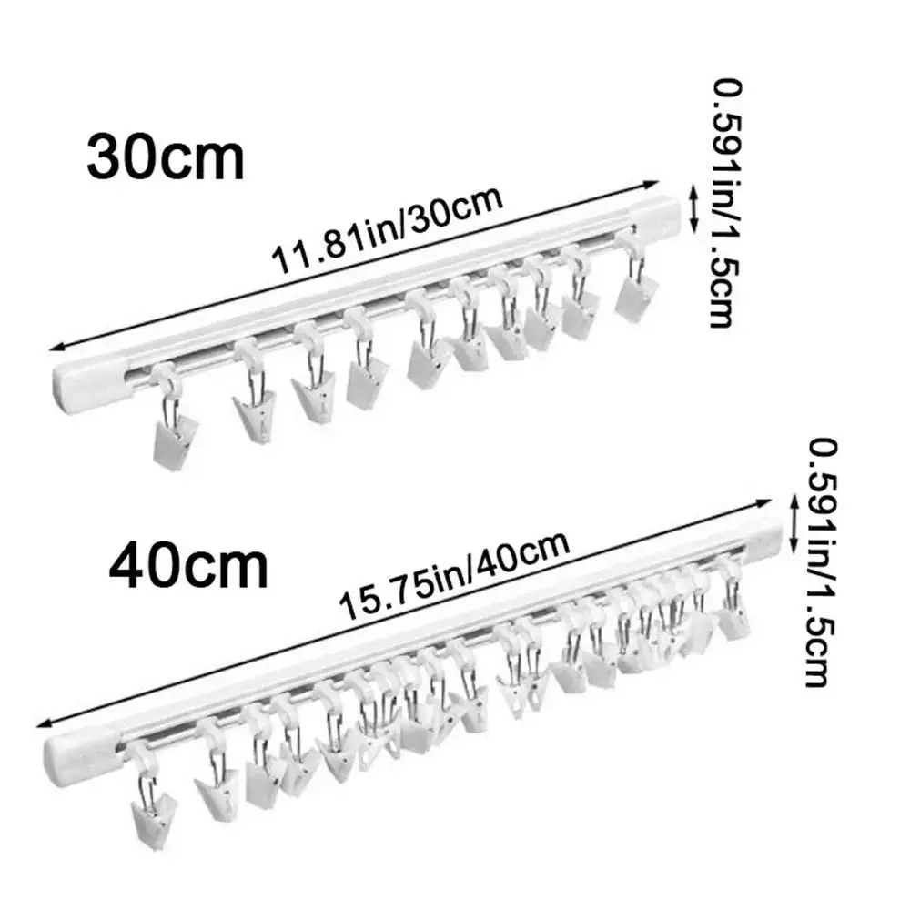 Plastic Hair Accessory Organizer with Slide Rail Wall Mount