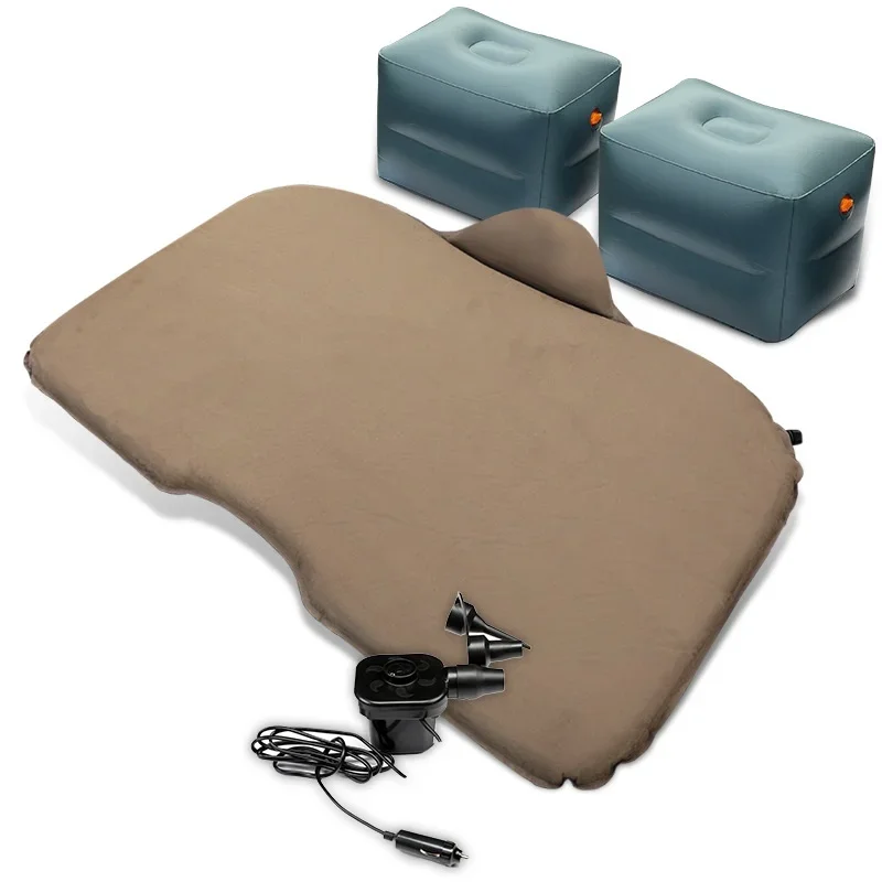 Car Travel Bed Inflatable Air Mattress Automobile backseat mattress Outdoor Camping Sleeping Sofa Automatic Air Matting Pad