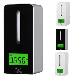 Auto Touchless Wall Mount Hand Sanitizers ,Infrared Thermometer 1.2L