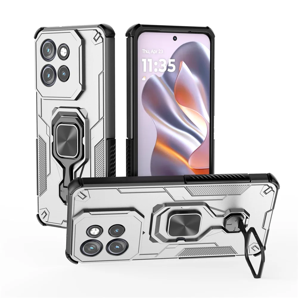 Rugged Armor Heavy Duty Hard Case with Metal Kickstand - Durable Protection and Functionality
