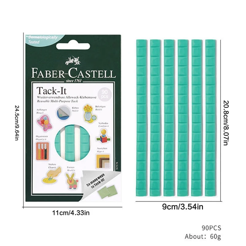 Nail Tips Display Stand Adhesive Tacky Putty Sticky Mounting Putty for Wall Reusable & Removable Nail Holder Tack