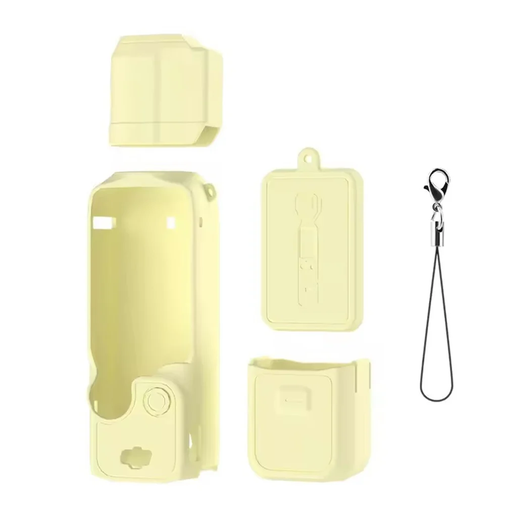 Silicone Protective Case with Lens Cap for Pocket Camera - Anti-Scratch Cover