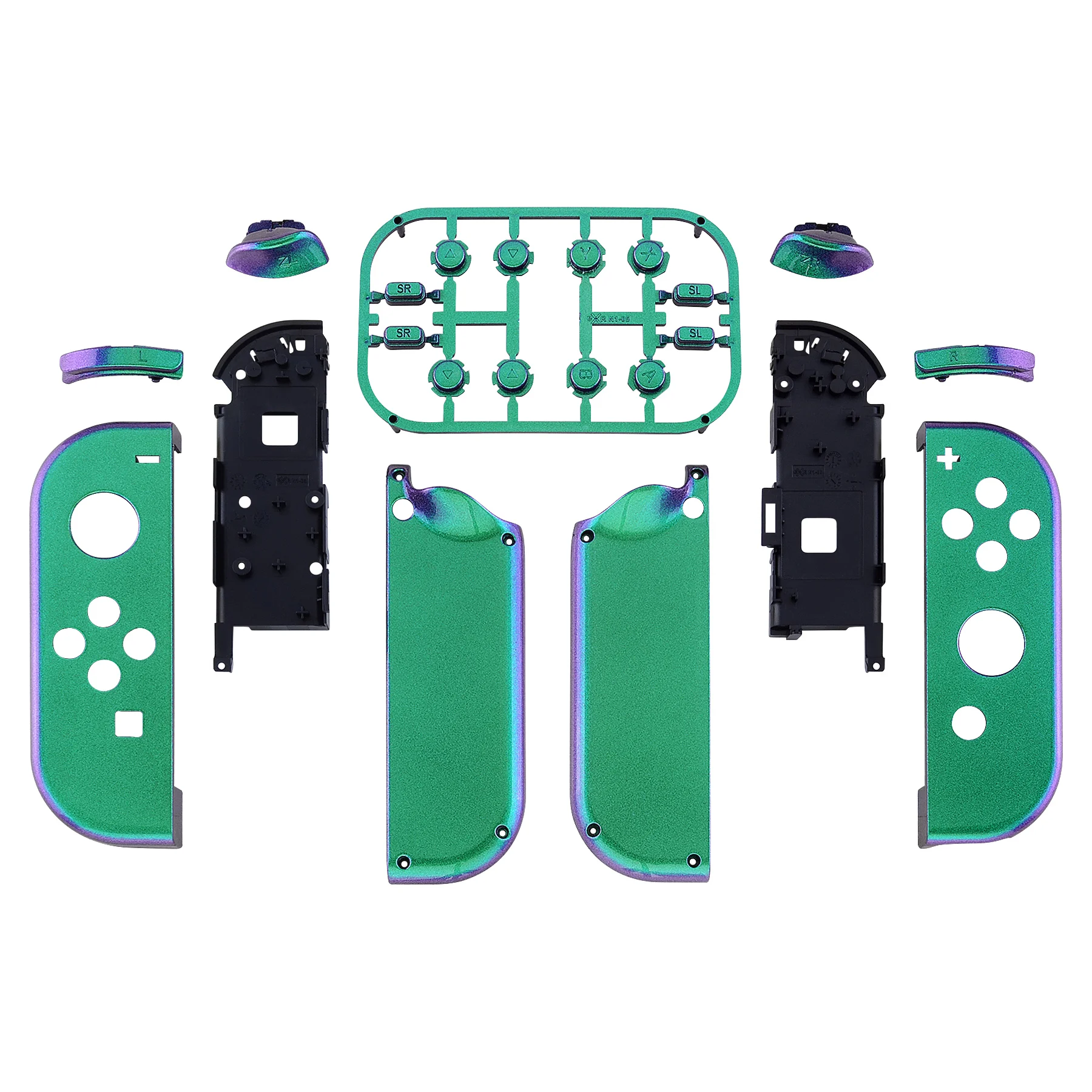 Nintendo Switchとコントローラー用の交換用シェル,完全なセット