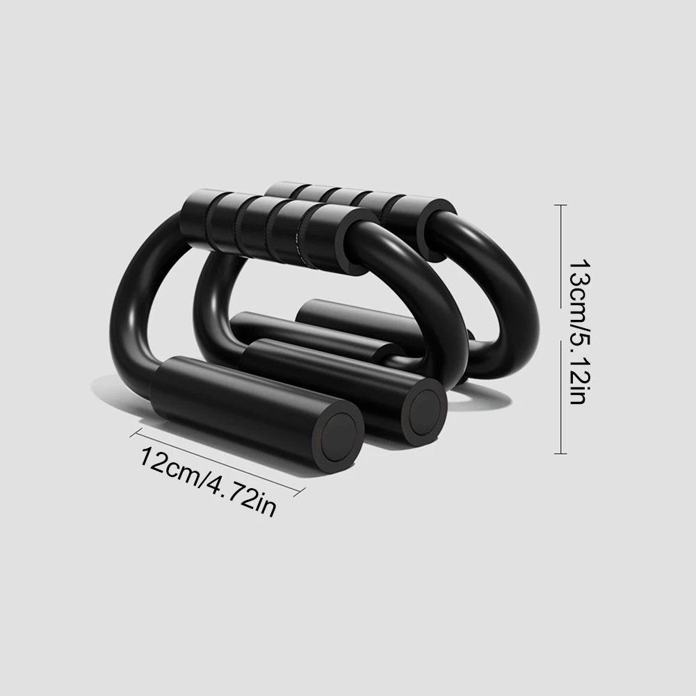 S Shape Pushup Handles Foam Handles Push Up Stand Trainers Anti Slip Home Fitness Chest Training Equipment