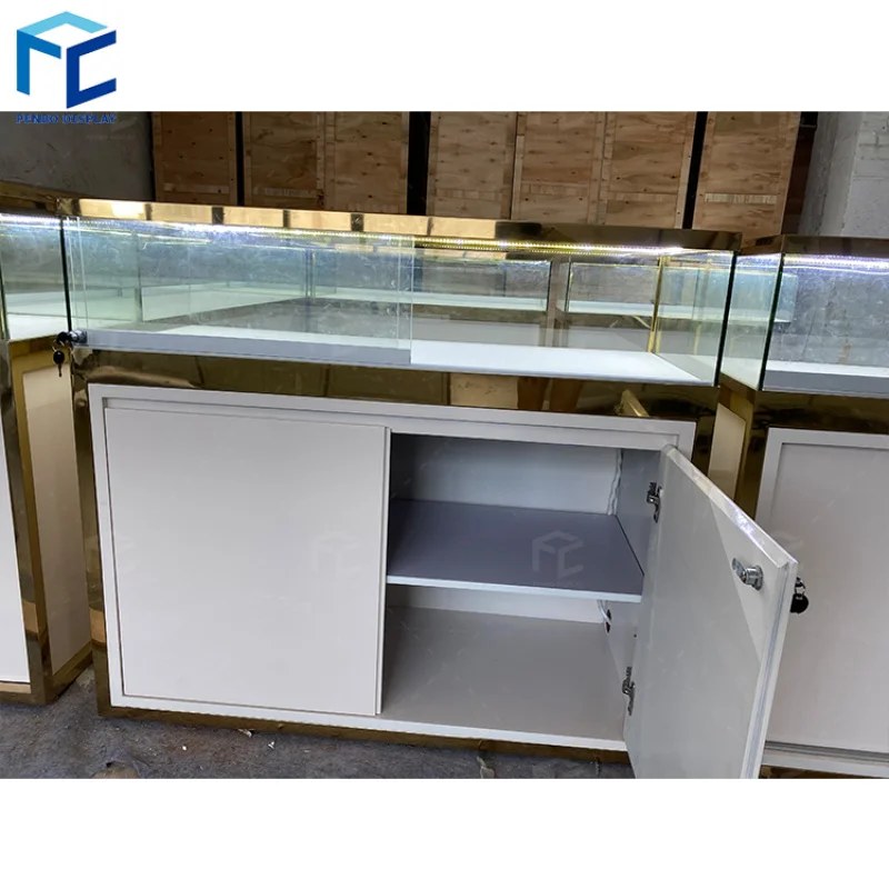 Switzerland Jewelry Watch Shop Jewelry Glass Showroom Design Jewellery Display Showcase