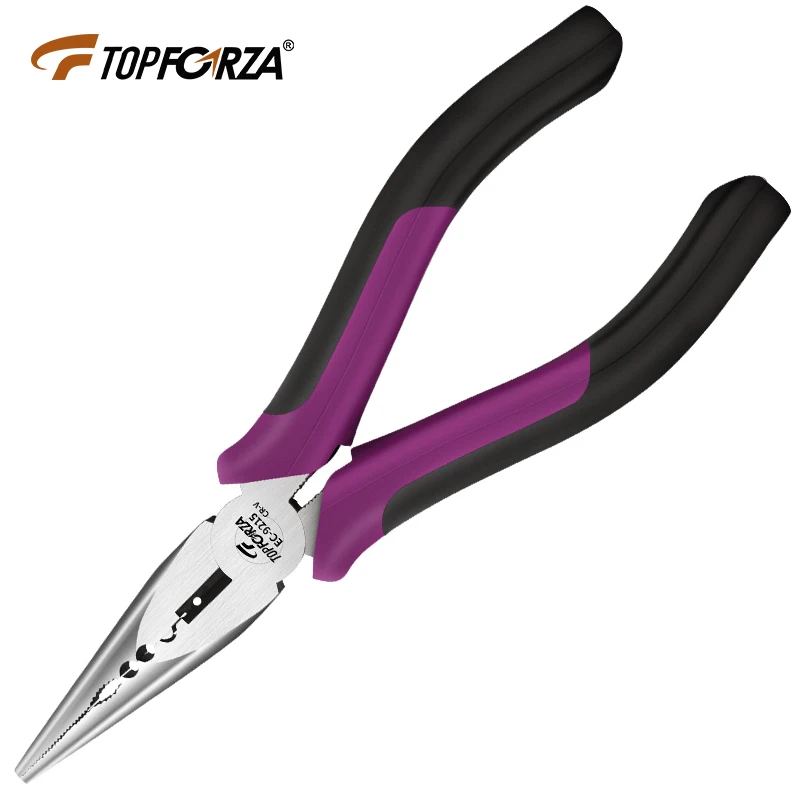 VESSEL Precision Long Reach Needle Nose Pliers with Muti-Purpose of Wire  Cutting, Bending, Crimping