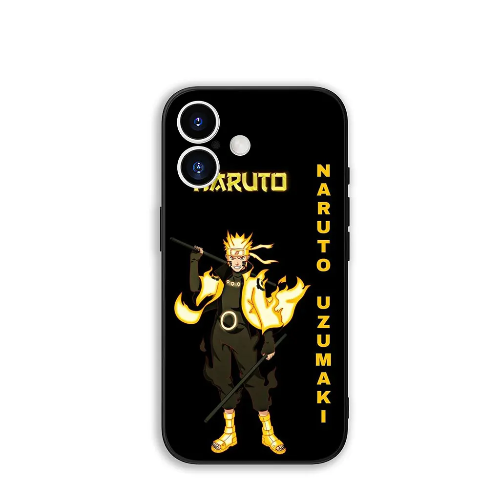 Hinata Hyuga & Kakashi Naruto-Themed Phone Cover Case