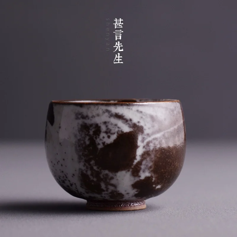 

★Mr. Shi Yan Jingdezhen ручная работа, чернильная краска, выпечка, чайная чашка, креативный чайный набор, оригинальная поставка керамики