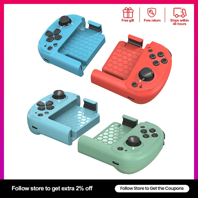 

Mocute 061 Gamepad Wireless Bluetooth Left Right Split Game Controller Gaming Joystick Gamepads For Android/IOS Phones